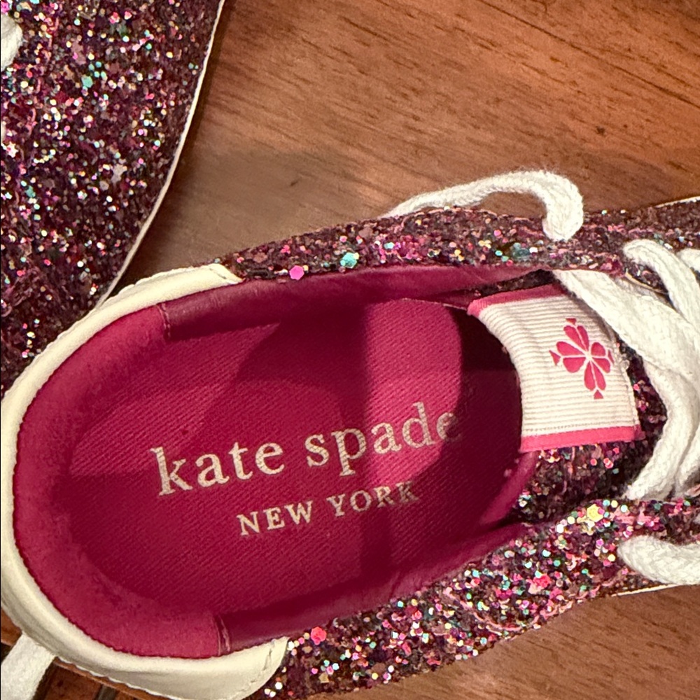 🌟🌟HOST PICK🌟🌟NWOT Gorgeous “Kate Spade sparkling Tennis Shoes - Picture 8 of 12